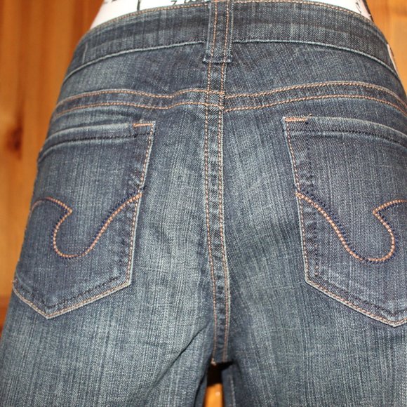Refuge Ultra Low Rise Skinny  Boot Cut Denim Long Inseam Size 13 NWT - Picture 11 of 15